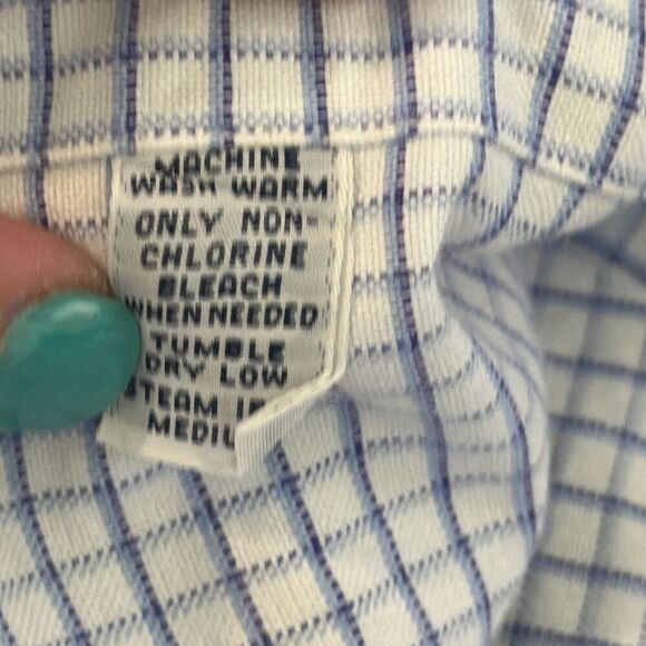 Ralph Lauren Color Pony Yarmouth Oxford Dress Shirt Blue Mens Size 16 34/35 - Picture 8 of 8